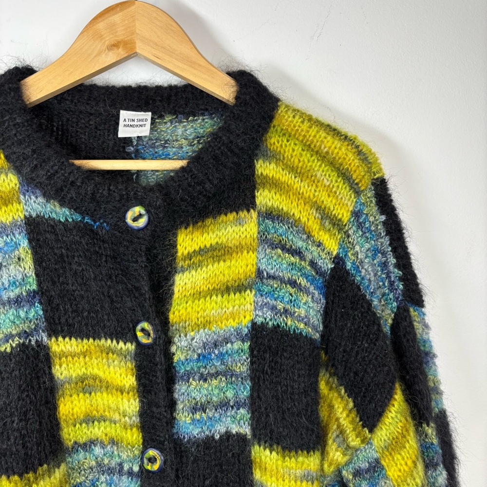 A Tin Shed Handknit Cardigan Sweater View 2